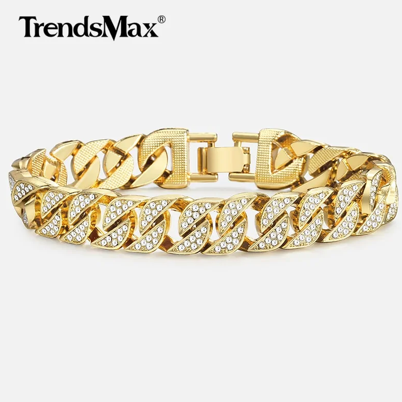 Miami Gold Curb cubansk armbånd