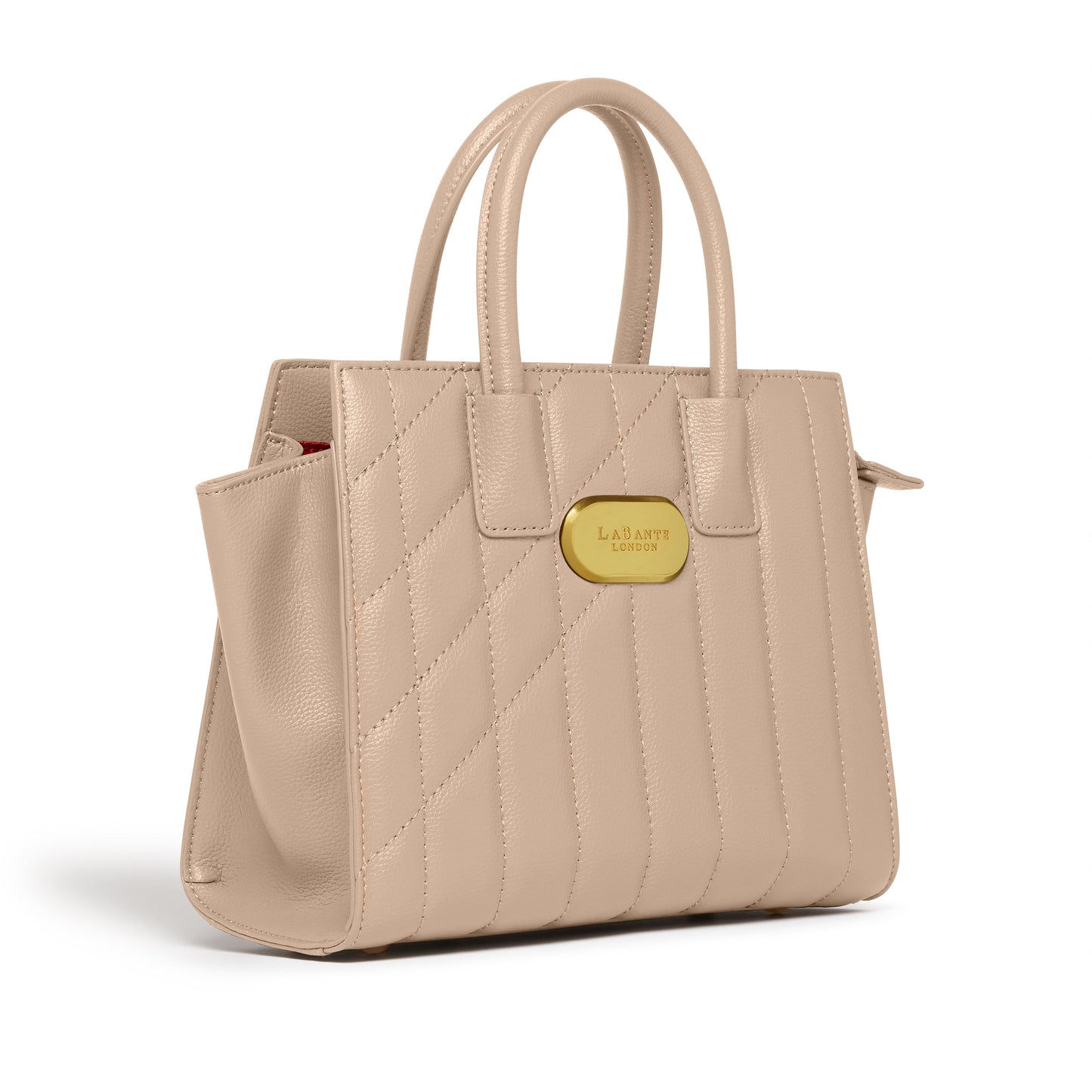 Mini Demi Tote Bag in Beige-3