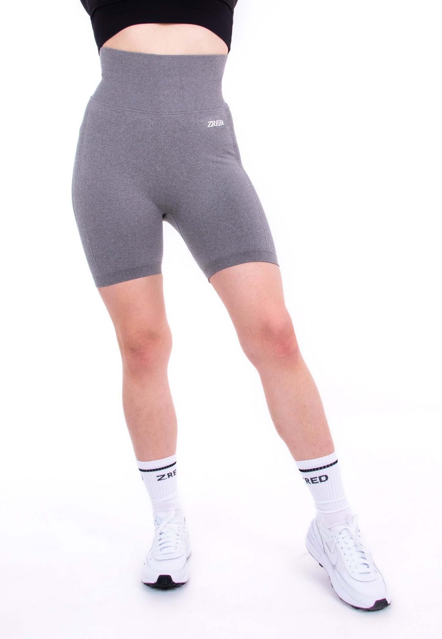 Shape sømløse shorts med høy midje