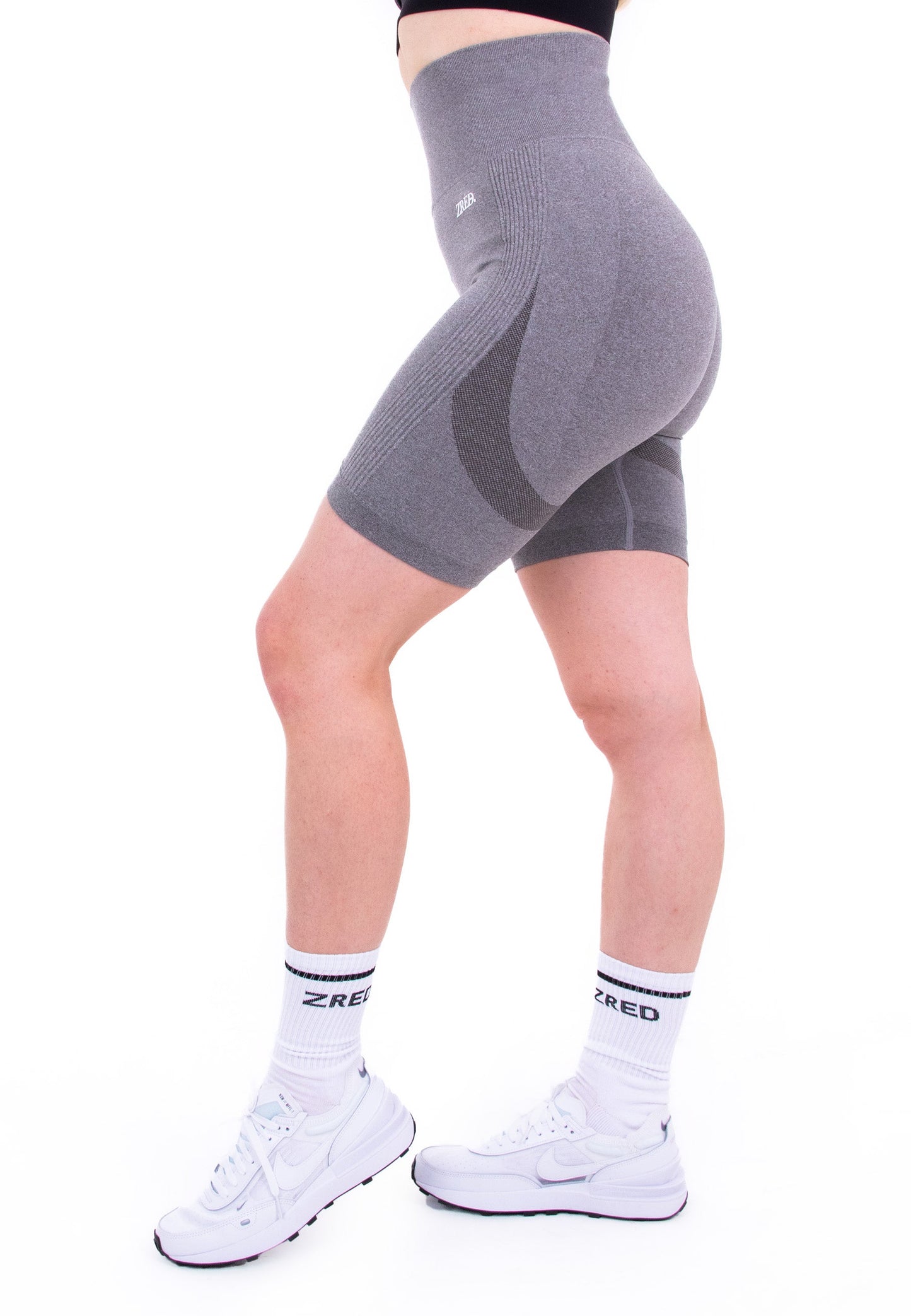Shape sømløse shorts med høy midje