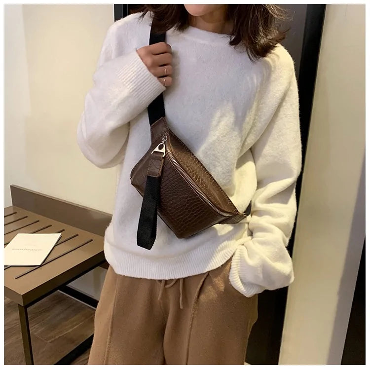 Multicolor Krokodille Messenger Bag