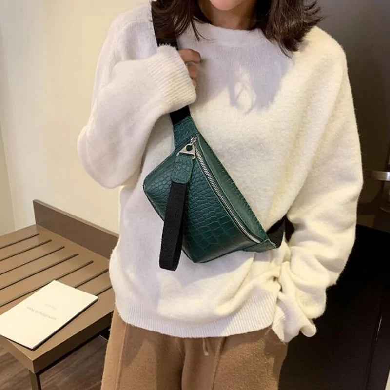 Multicolor Krokodille Messenger Bag