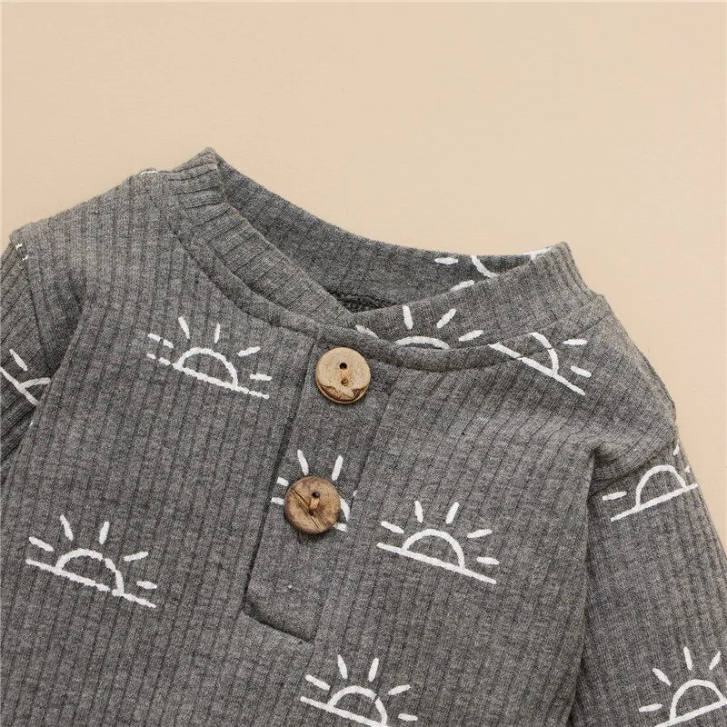 Nyfødt babybody + elastiske bukser