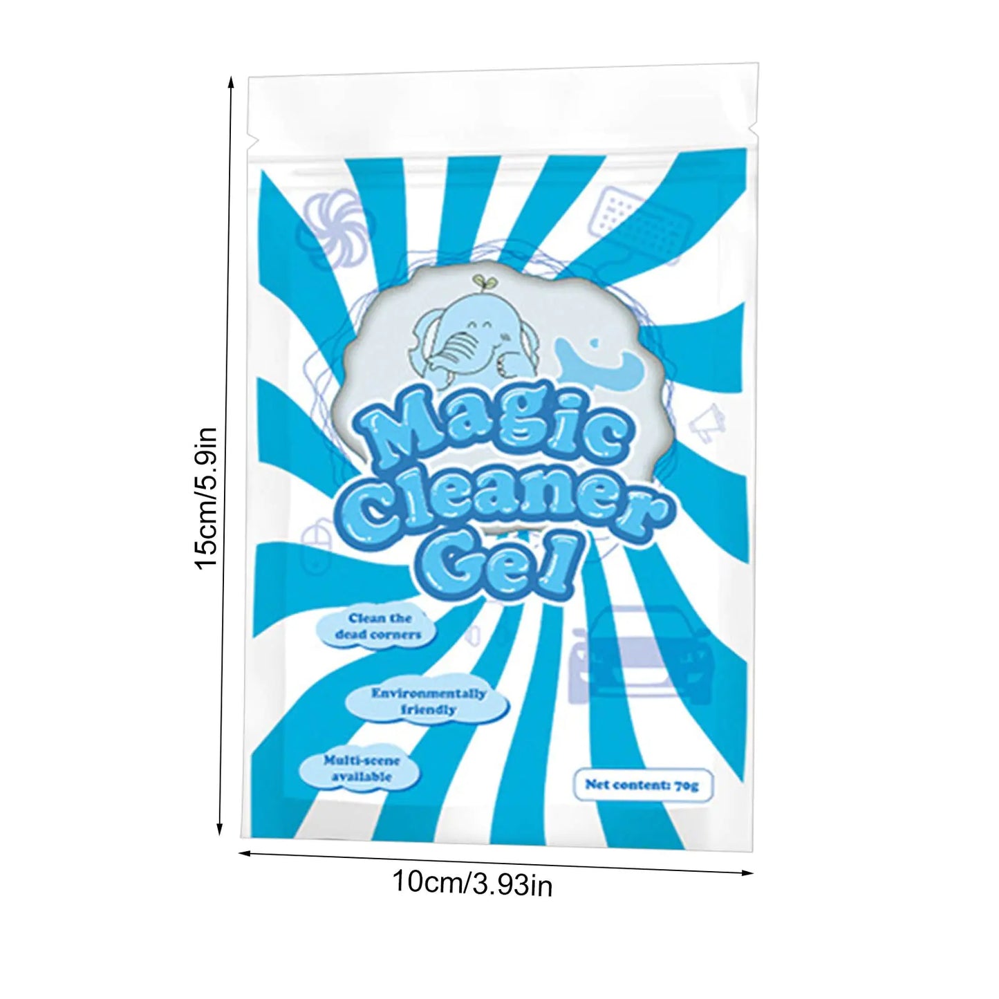 Universal Car Cleaning Gel for detaljering og elektronikk