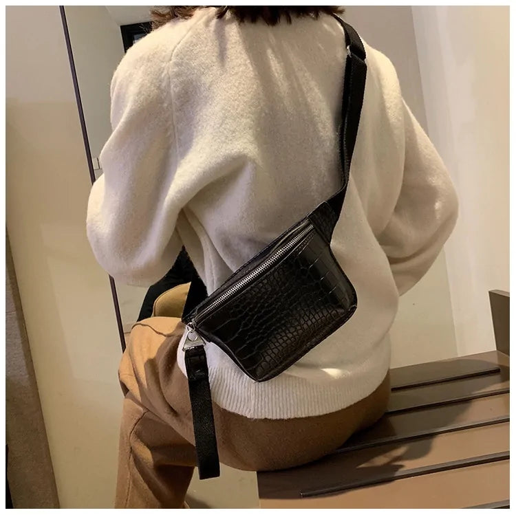 Multicolor Krokodille Messenger Bag