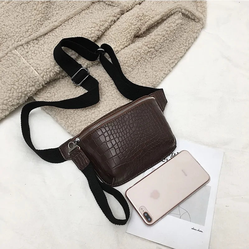 Multicolor Krokodille Messenger Bag