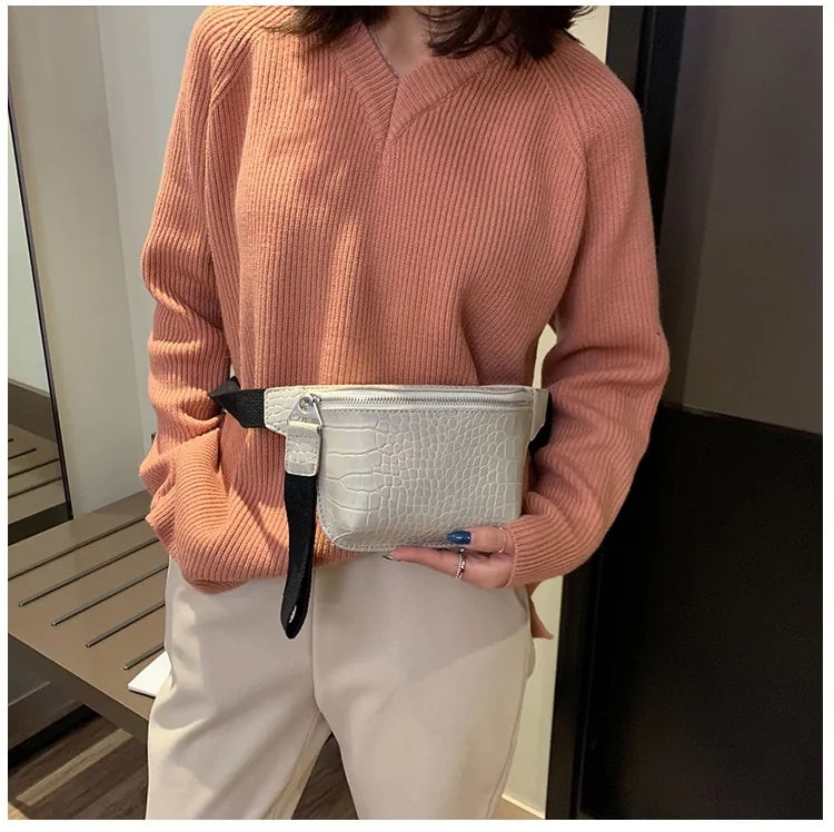 Multicolor Krokodille Messenger Bag