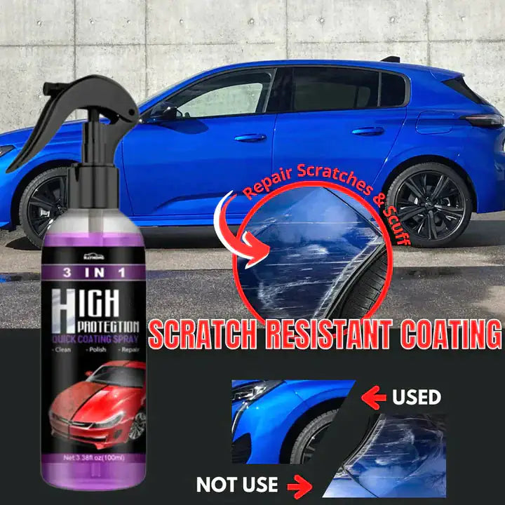 3-i-1 bilglans/skrapespray