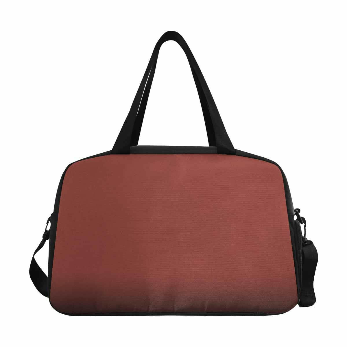 Cognac Red Tote And Crossbody Travel Bag-0