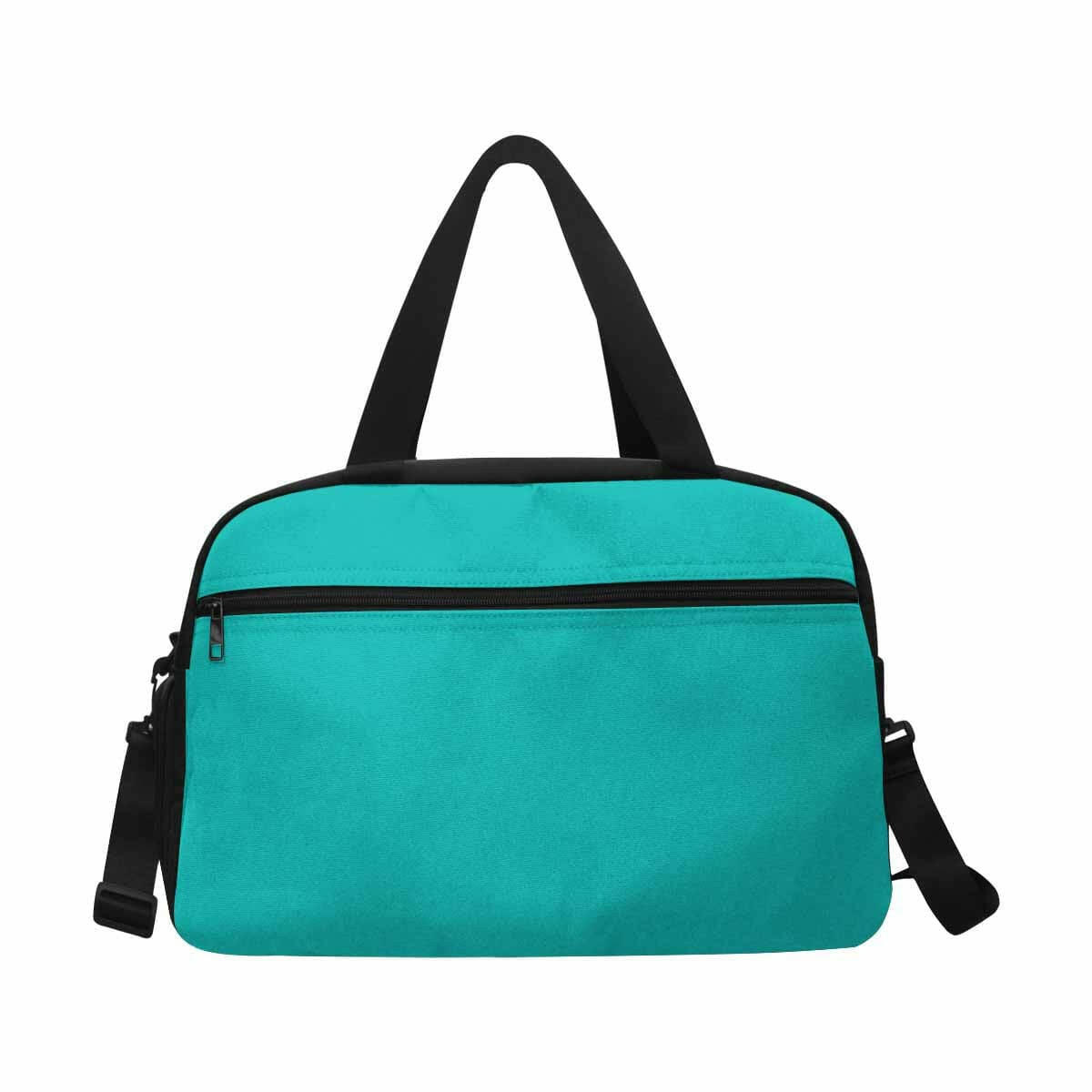 Greenish Blue Tote And Crossbody Travel Bag-3