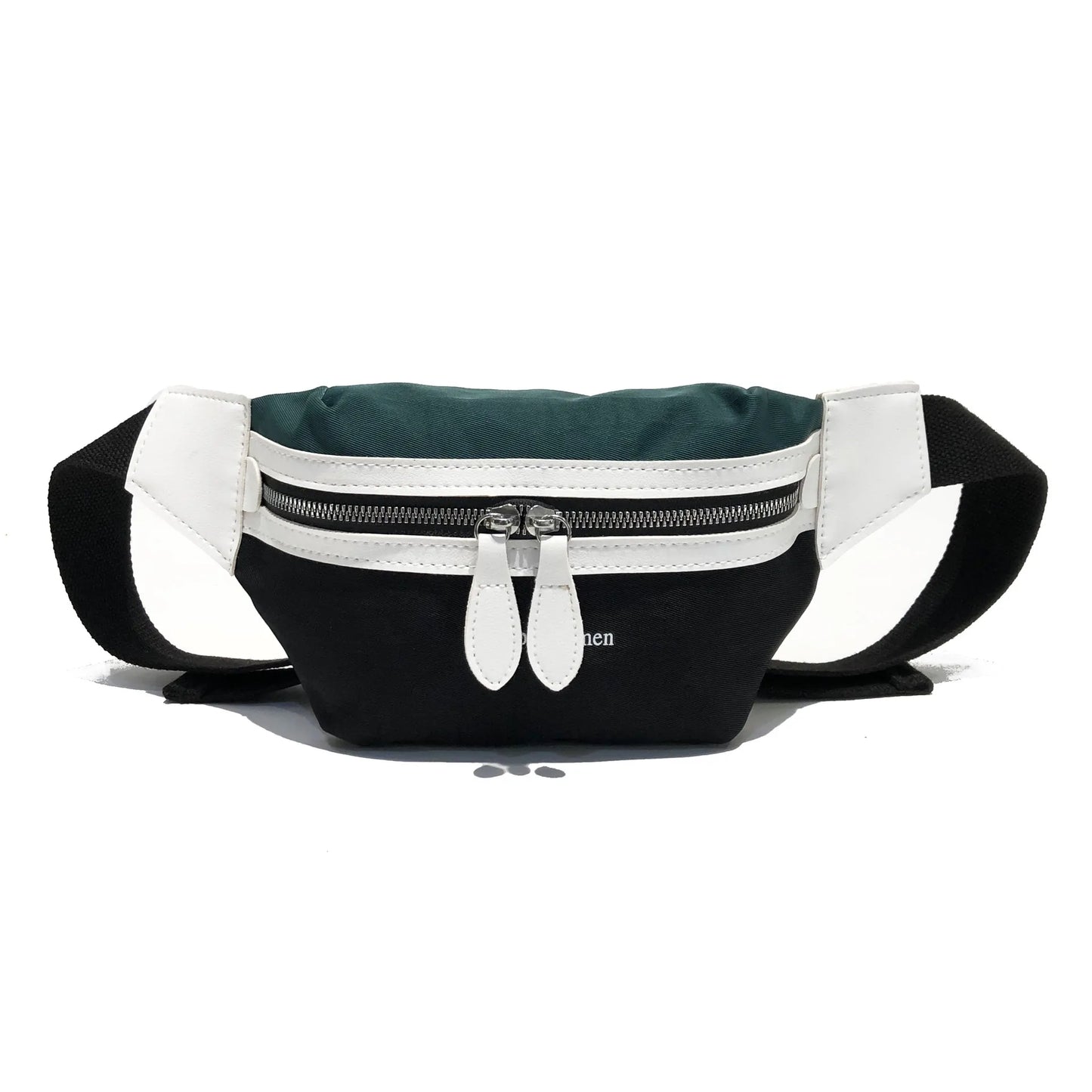 Canvas Leisure Paneled Fanny Pack