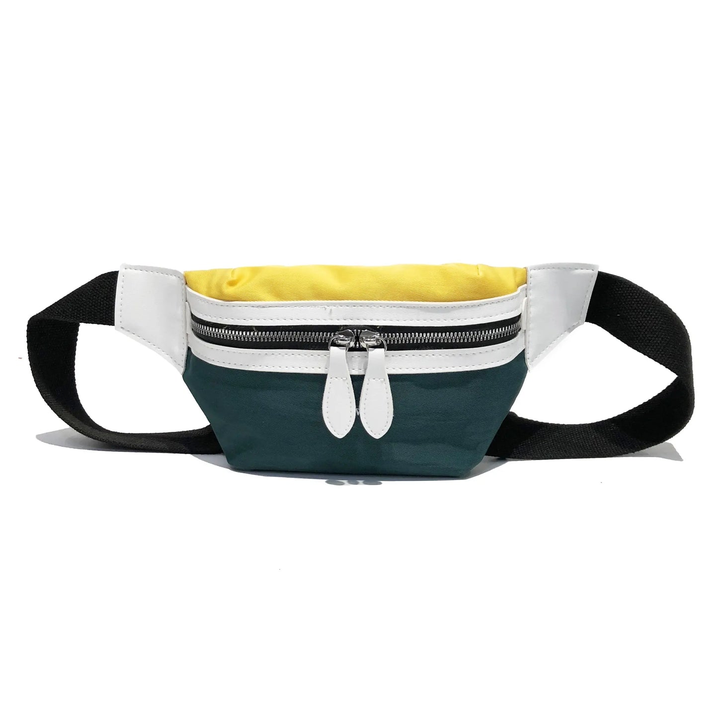 Canvas Leisure Paneled Fanny Pack