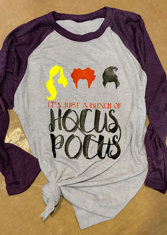 Nya Hocus Pocus T-shirts T-shirts Halloween Topp för kvinnor
