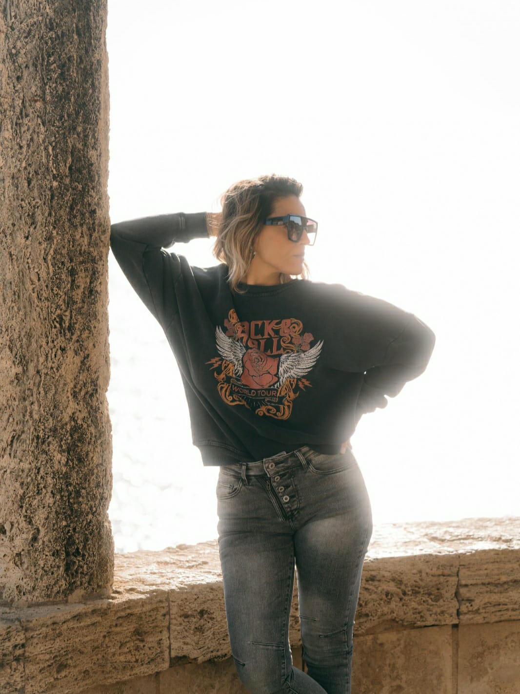 Sudadera Rock & Roll alas-1