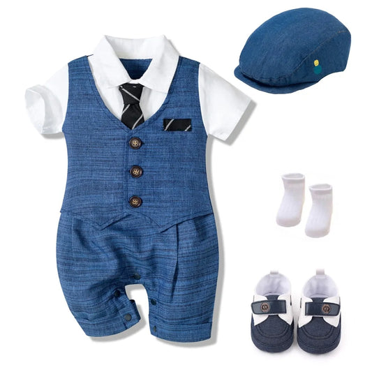 Baby Boy Formell Romper Dress