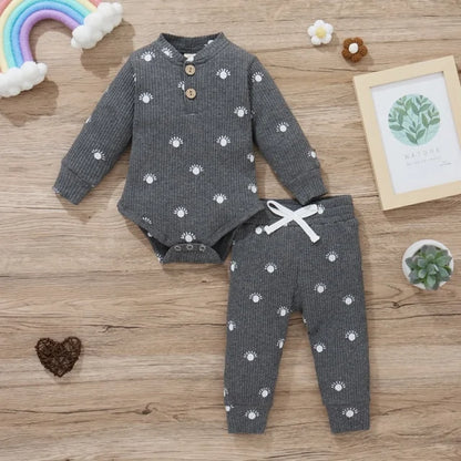 Nyfødt babybody + elastiske bukser