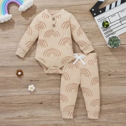 Nyfødt babybody + elastiske bukser