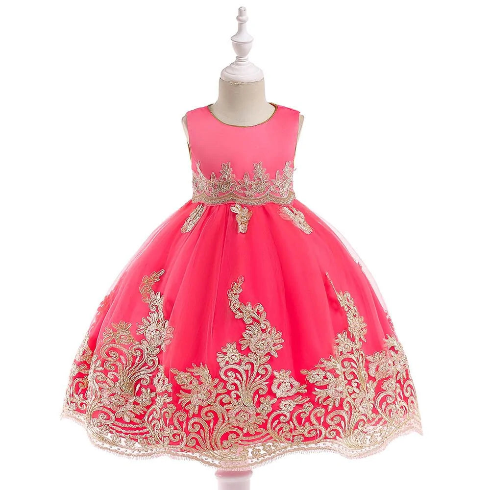 Princess Dress with Applique Details