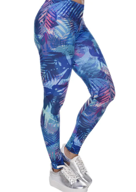 3D digitaltrykk vårhøst smale bukser til dame