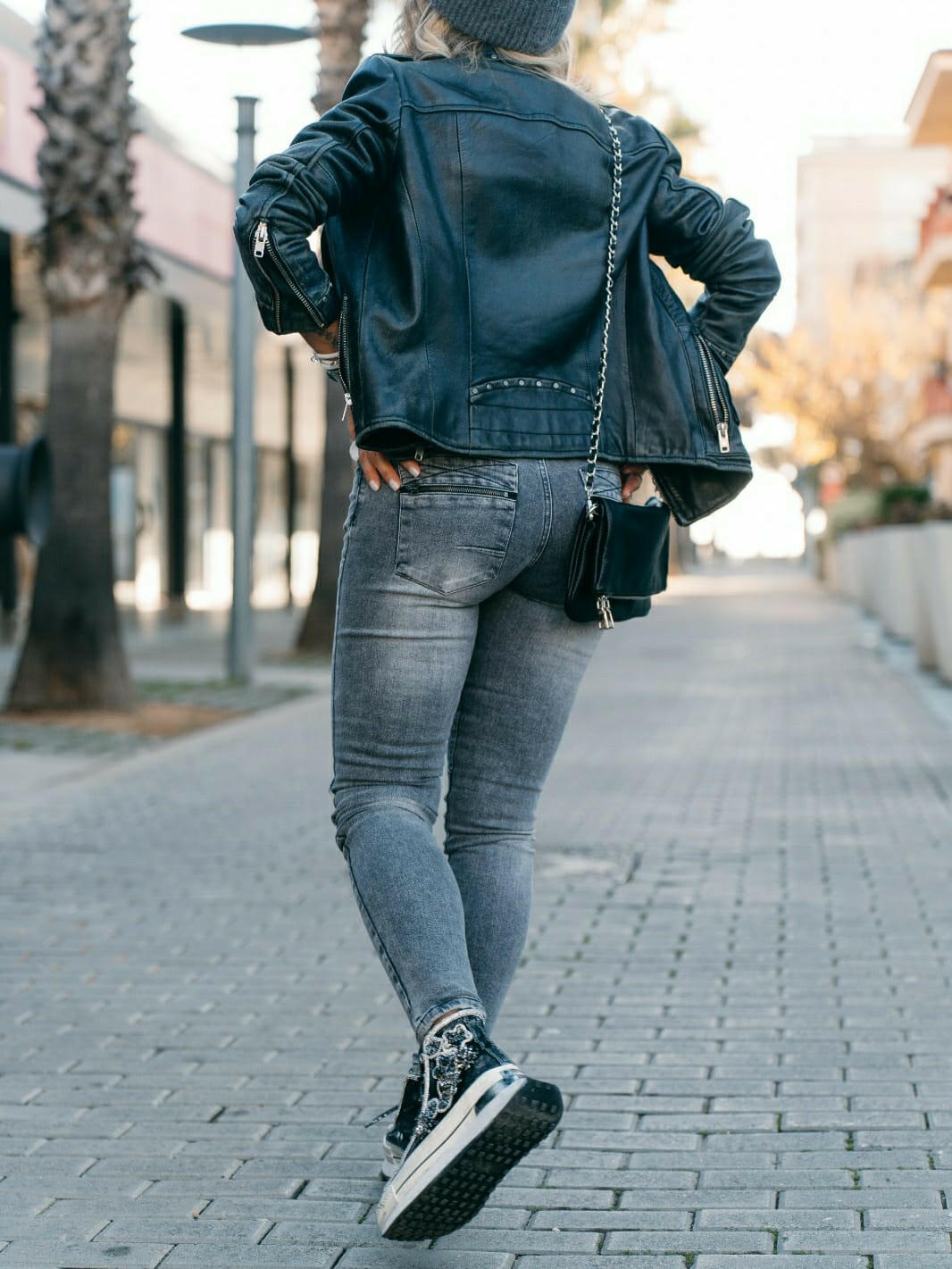 Skinny Jeans Cremallera y botones-1