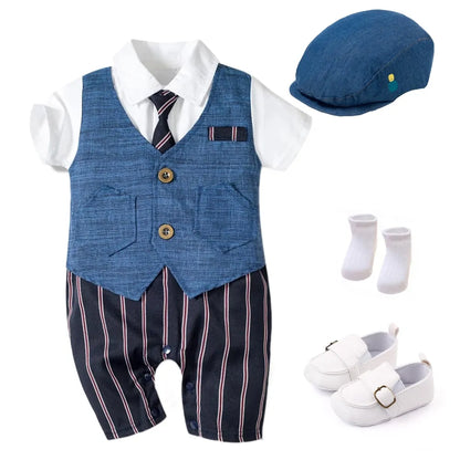 Baby Boy Formell Romper Dress