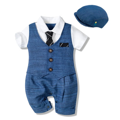 Baby Boy Formell Romper Dress