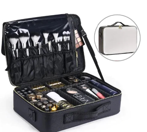 Oppbevaringsveske for kvinners skjønnhet