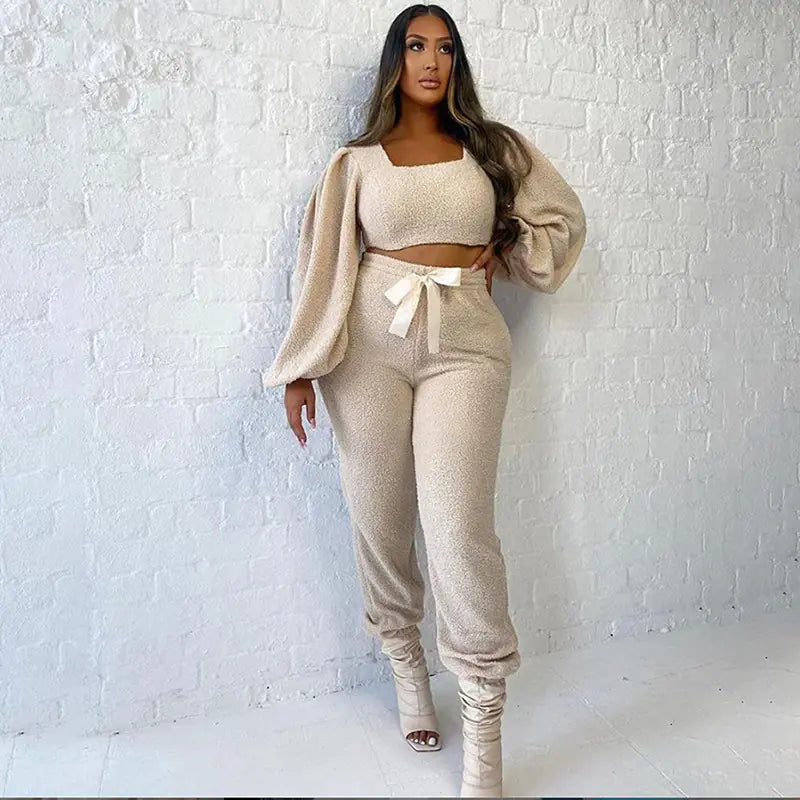 Europeisk stil høst vinter antrekksett for kvinner