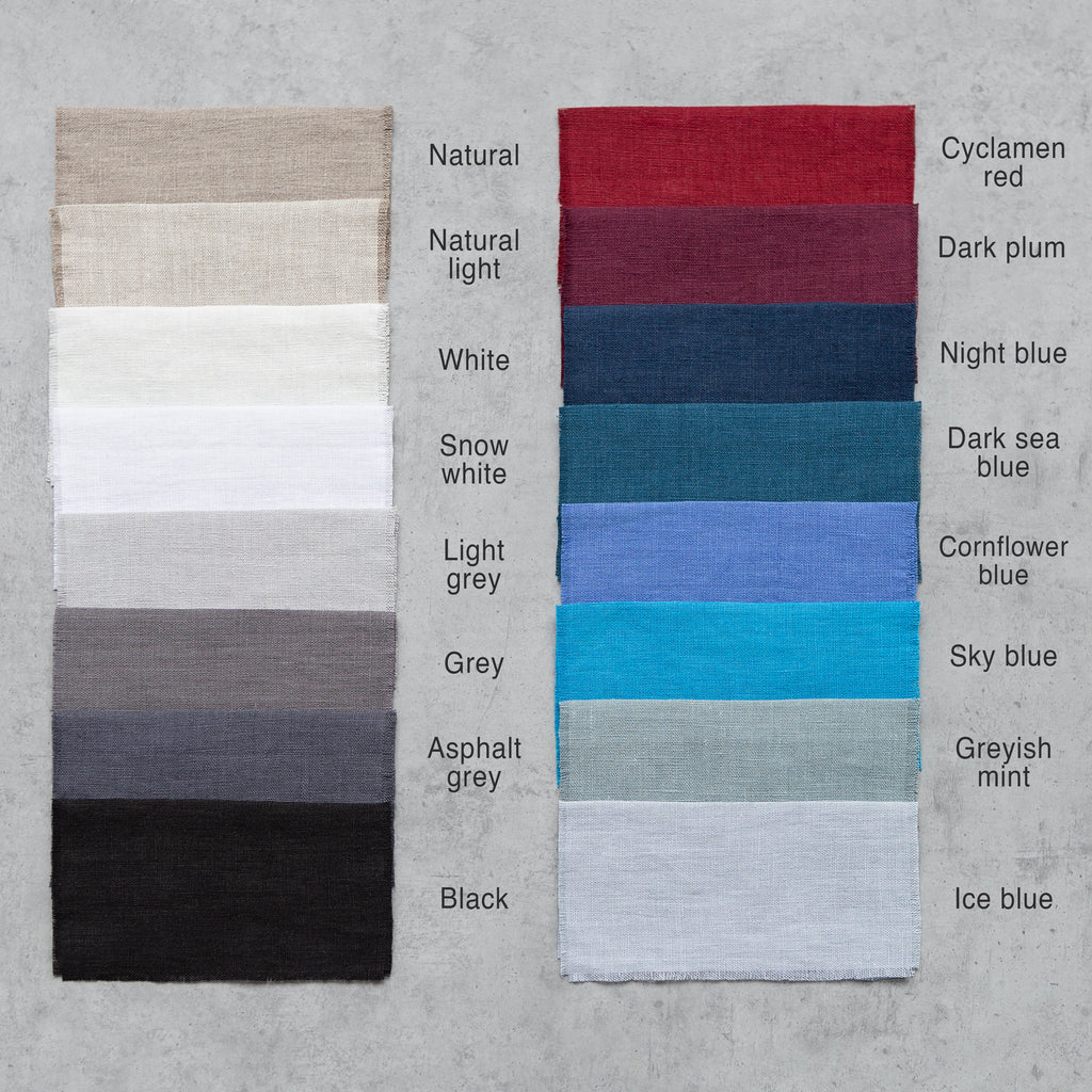 Light Grey Linen Wrap Dress