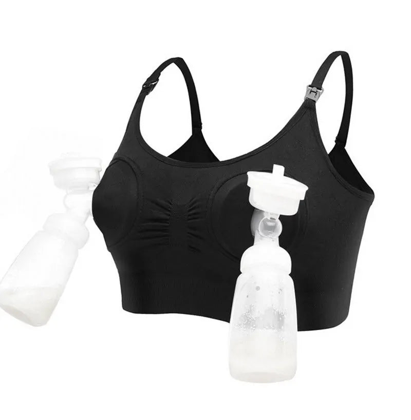 Nursing Bra with Pump Compatibility