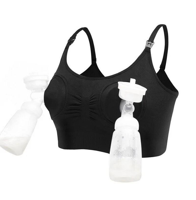 Nursing Bra with Pump Compatibility