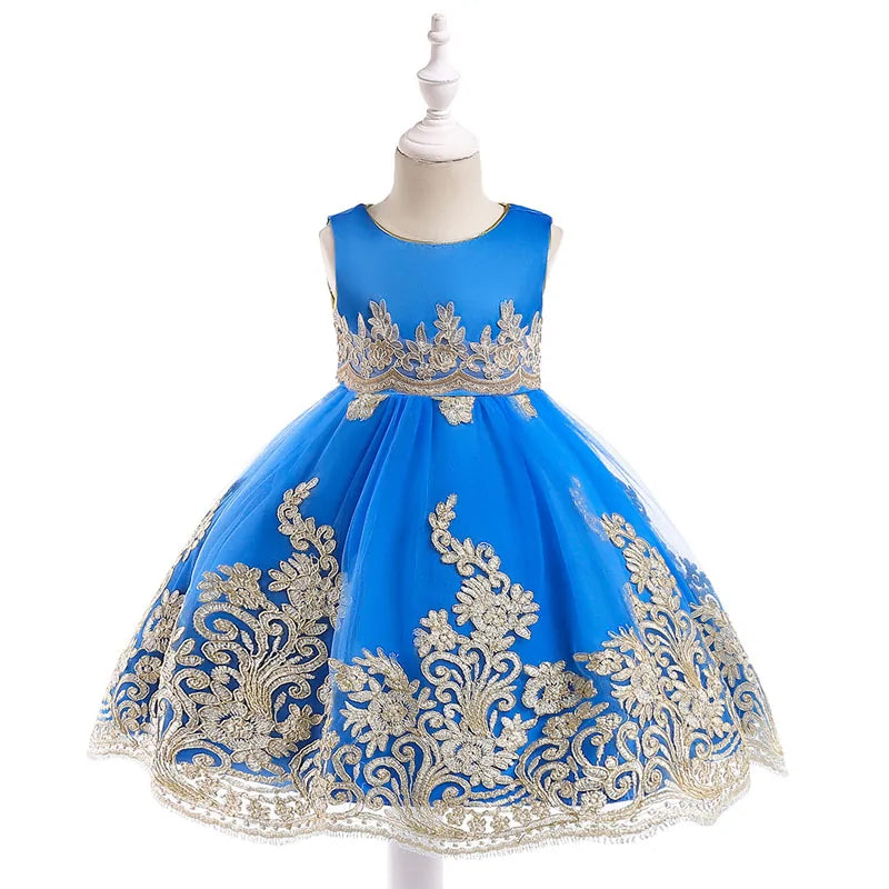 Princess Dress with Applique Details