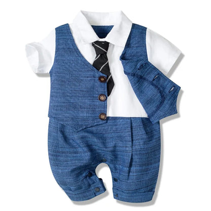 Baby Boy Formell Romper Dress
