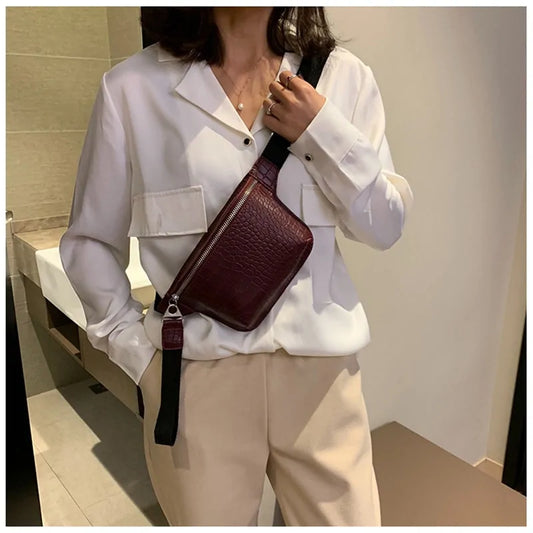 Multicolor Krokodille Messenger Bag