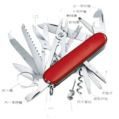 Multifunksjonell foldekniv