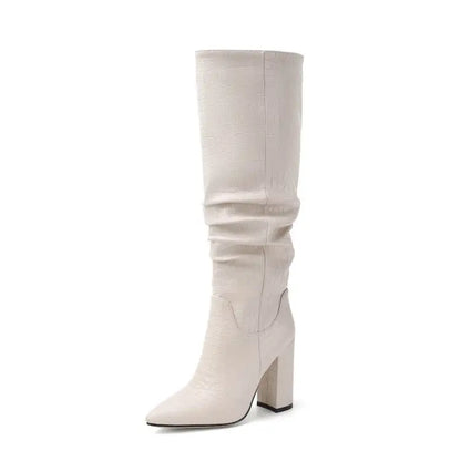 Elegante knehøye støvler