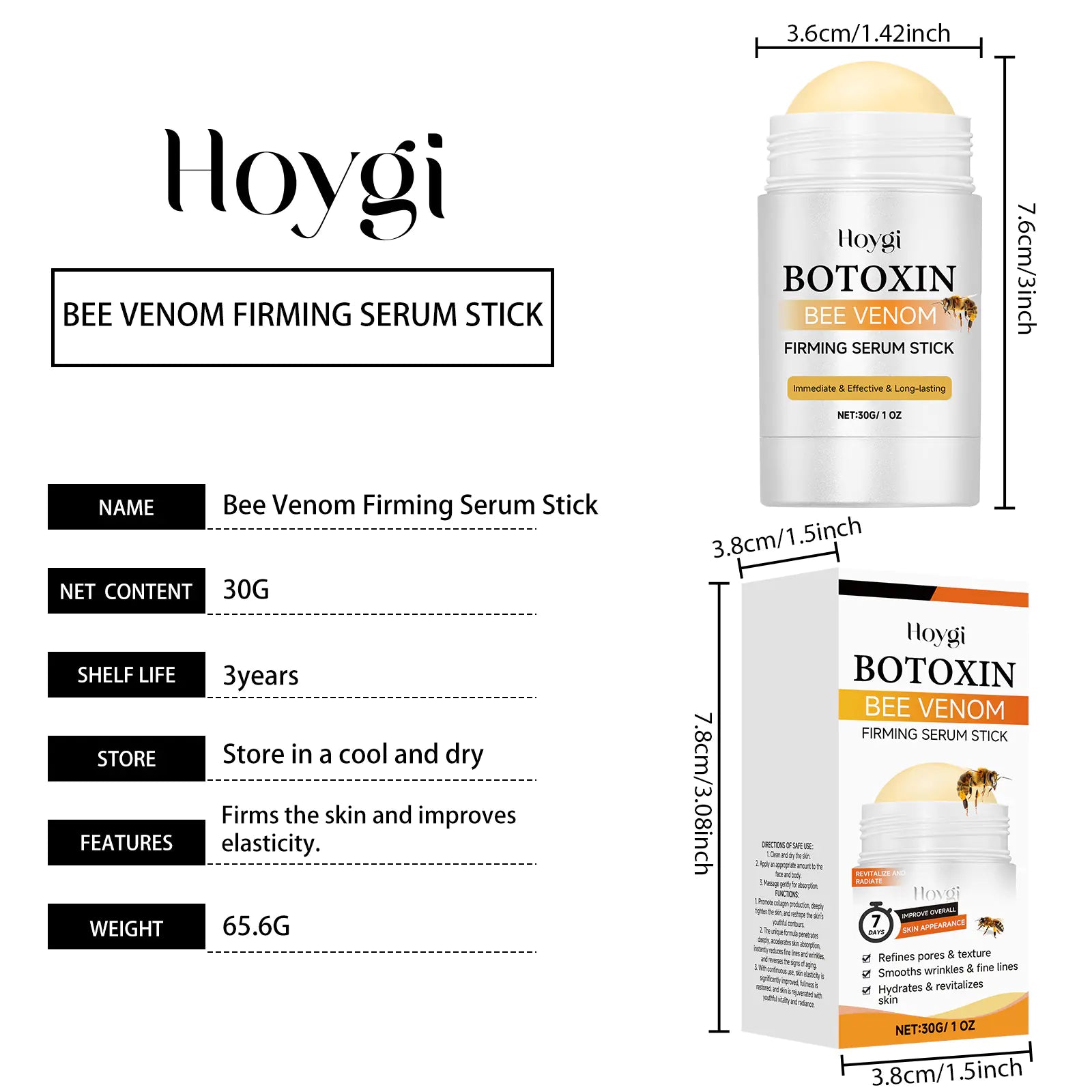 Pleiepinne for hals og ansiktskontur