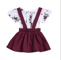 Suspender Skirt Set 2pcs