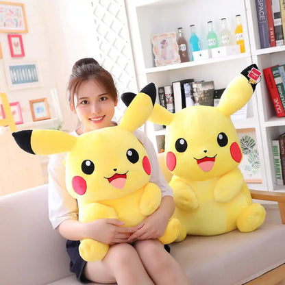 Pikachu plysjdukke i stor størrelse
