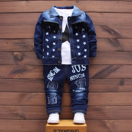 Baby denimsett (3-delt)