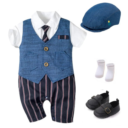 Baby Boy Formell Romper Dress