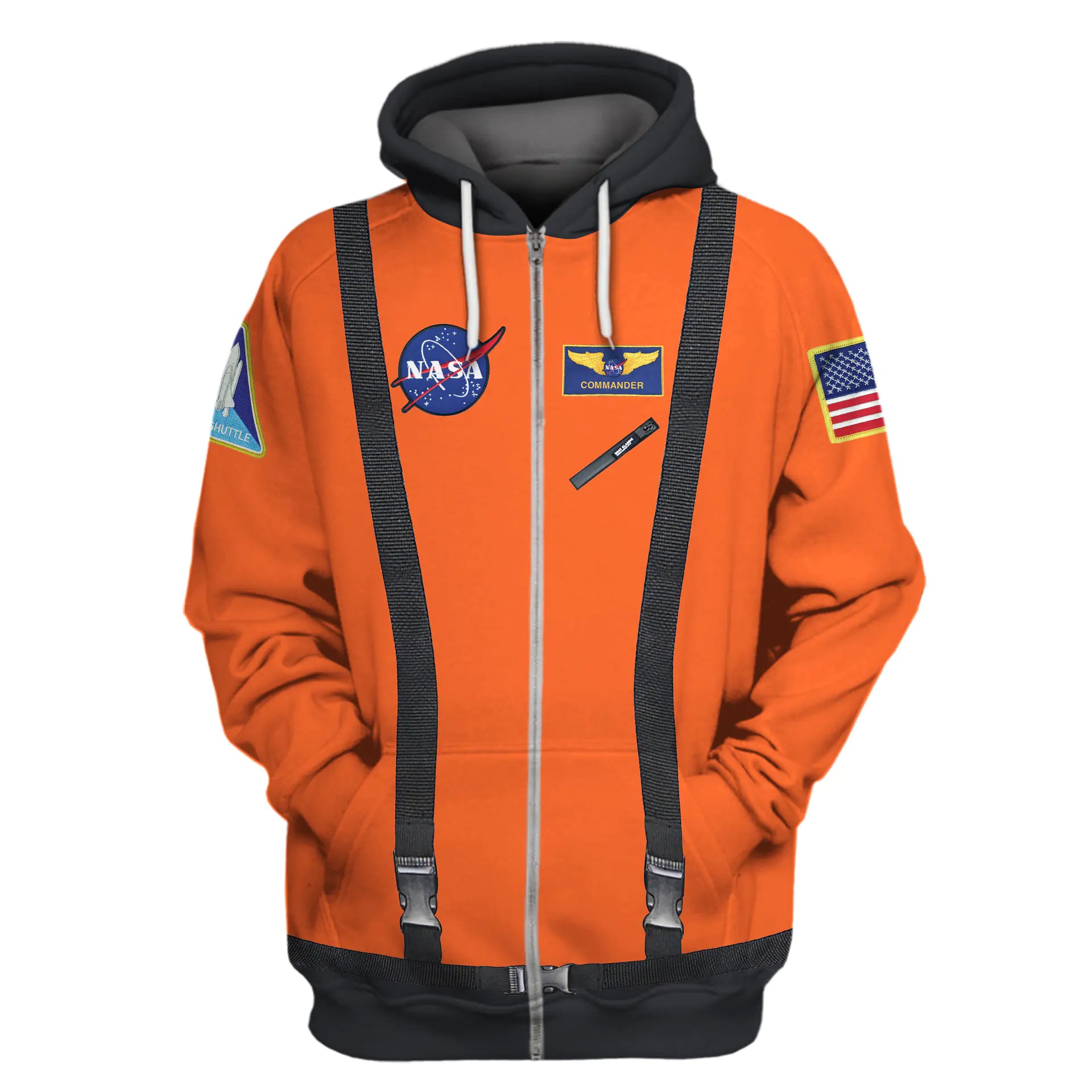 Hettegenser med digitalt 3D-trykk for par – avslappet stil