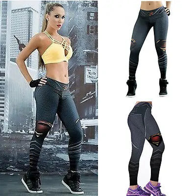 Superman Print Dam Leggings