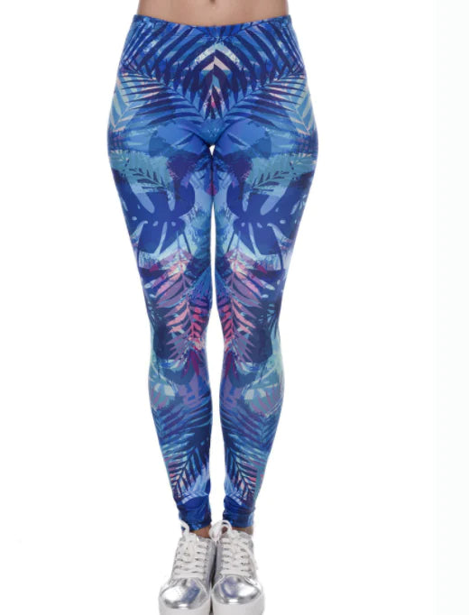 3D digitaltrykk vårhøst smale bukser til dame