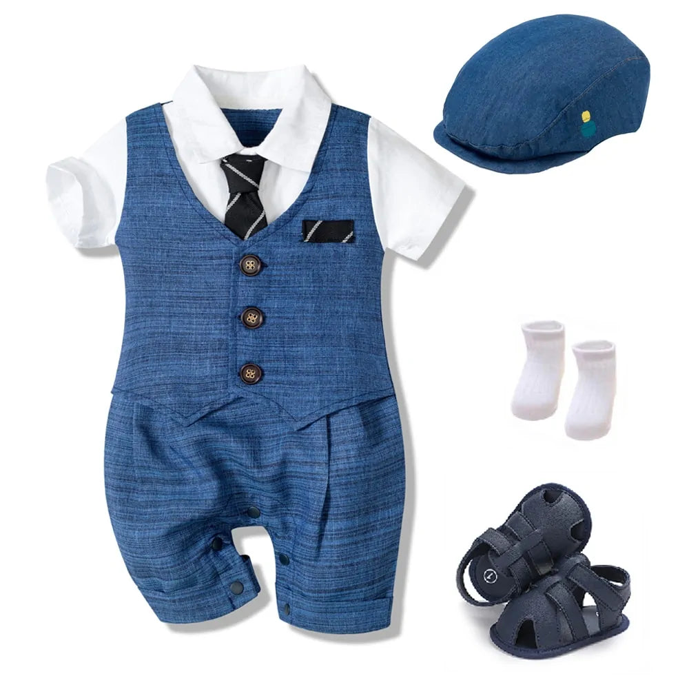 Baby Boy Formell Romper Dress