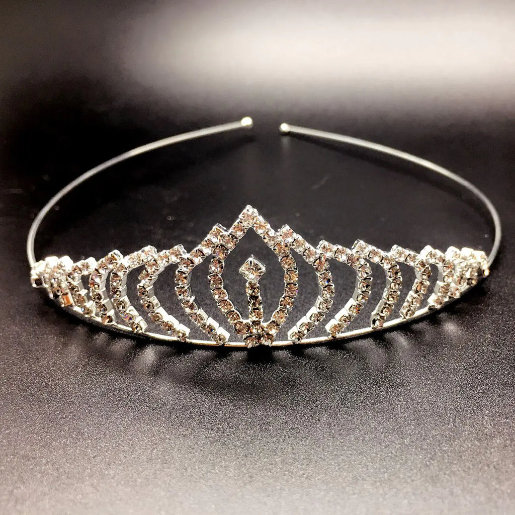 Skinnende mini hårtilbehør med rhinestones til barn