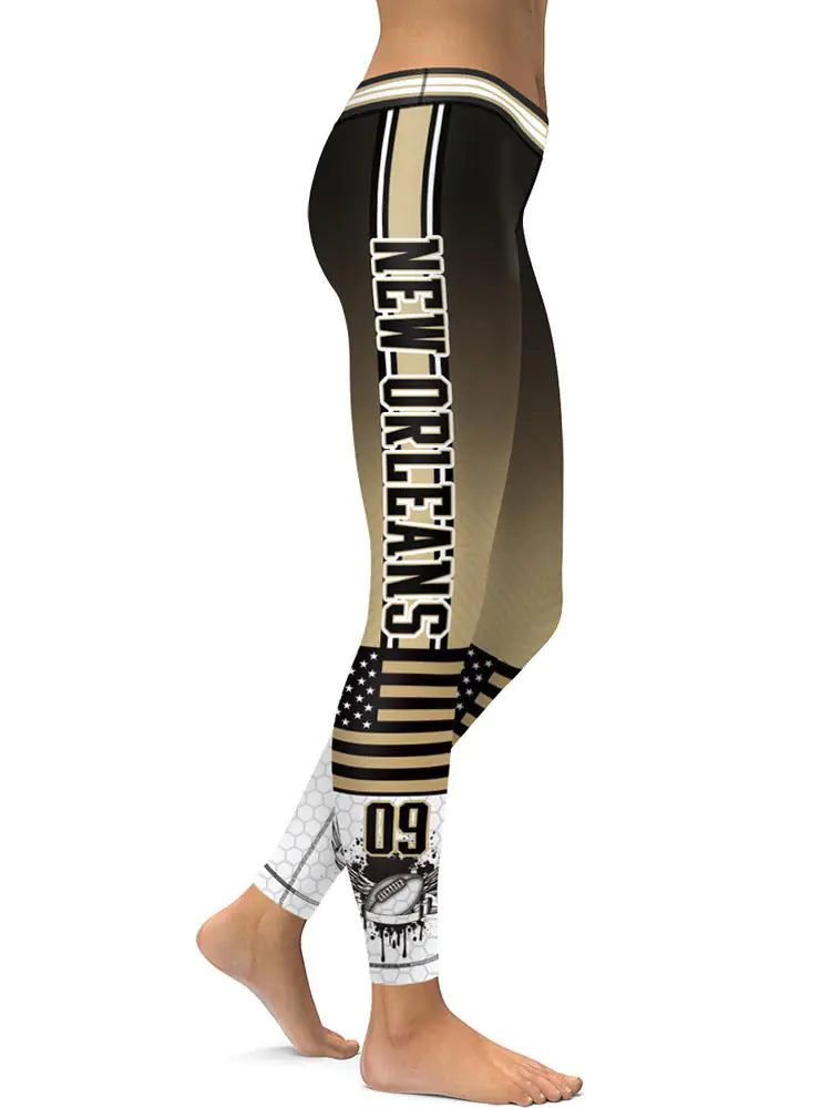 Digitaltrykkede leggings til Halloween – Slim Fit-design