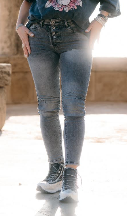Skinny Jeans Cremallera y botones-4