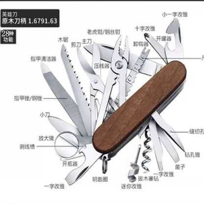 Multifunksjonell foldekniv
