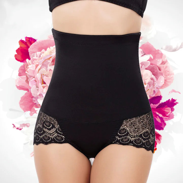 Lace Control Briefs - Shaping Plus Size Underwear